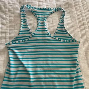 Lululemon, razorback top size 8